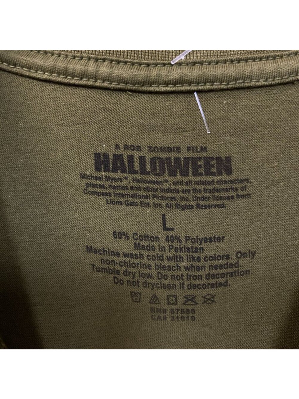 "The Bogeyman" Michael Myers Golf Halloween T-Shirt Large - Picture 4 of 4